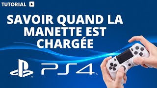 Comment savoir si la manette PS4 est chargée [upl. by Eimile]