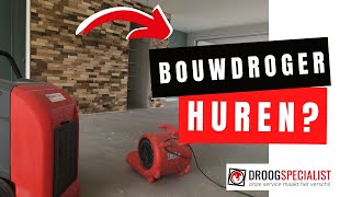 Bouwdroger huren Natuurlijk bij Droogspecialist [upl. by Frolick]