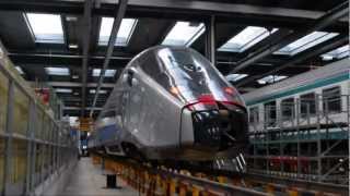 Alstom AGV Pegase Foto e Video presso IDP FI Osmannoro in attesa delle prove HD [upl. by Nehgaem182]