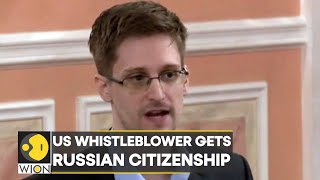 Putin grants citizenship to Edward Snowden exposed surveillance by NSA  Latest World News  WION [upl. by Nat]