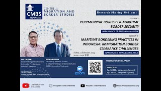 CMBS WEBINAR 2 Polymorphic Borders amp Maritime Border Security [upl. by Longan]