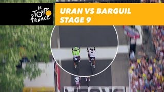 Uran vs Barguil  Stage 9  Tour de France 2017 [upl. by Petulah428]