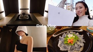 【1日vlog】彼氏と久しぶりのデート❣️ショッピング／サウナ／ランチ／ディナー [upl. by Finny]