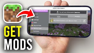 How To Install Mods In Minecraft PE On iPhone amp iPad  Full Guide [upl. by Zoe]