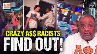 FAFO Crazy A Racists Spew NWord And FIND OUT  Trash Talking Black MAGA TOSSED From Barbershop [upl. by Angie]