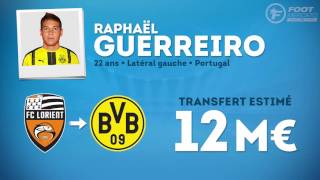 Officiel  Raphaël Guerreiro signe à Dortmund  détails et statistiques [upl. by Bosson]