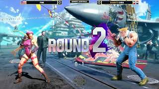 SF6  Caba vs PunkPink Guile Masterclass Keep Away Game All Guile Players Check this Out [upl. by Siuoleoj]