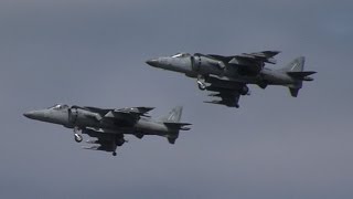 AV 8B Harrier Slow Flyby at Vertical Challenge 2010 [upl. by Attenwad]