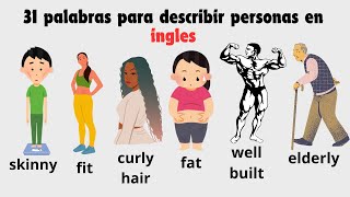 Aprende como describir personas en INGLES por su apariencia fisca [upl. by Nira421]