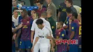 Barcelona  Real Madrid 32 Süper Kupa  Maç sonu KAVGA  2011 [upl. by Aix]