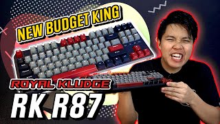 New Budget King  Royal Kludge RK R87 80 Mechanical Keyboard Full Review [upl. by Tawney318]