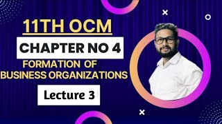 11th OCM Commerce  Chapter No 4  Formation of Business Organisation1  Lecture 3 JR Tutorials [upl. by Gnohp783]