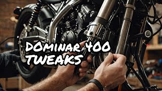 Upgrading the Dominar 400s Handlebar Holder [upl. by Akelam]