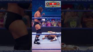 WWE 2K24 Triple Hs Super Pedigree vs Shawns Sweet Chin Music wwe wwe2k24 tripleh shawnmichaels [upl. by Lednek]