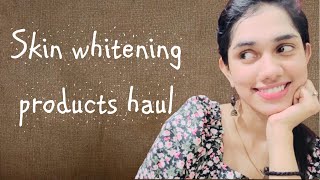 Skin whitening products haul ✨PART  1 [upl. by Amjan709]