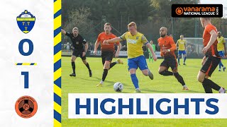 HIGHLIGHTS  Warrington Town 01 Peterborough Sports [upl. by Rumilly]