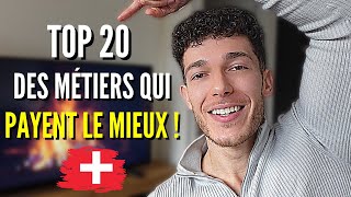 TOP 20 DES MÉTIERS QUI PAYENT LE MIEUX EN SUISSE [upl. by Adnirol773]