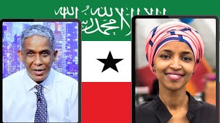 Ilhan Omar iyo Mustafa Martin oo kulmay quotMiyey Raali gelin bixisay Somalilandquot [upl. by Alhak]