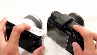 Nikon J1 Review Part 1 Versus Nikon V1 Handling Build and Image Quality [upl. by Aynatal]