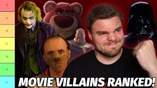 Movie Villains Ranked TIER LIST [upl. by Brandy]