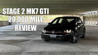 STAGE 2 MK7 GTI  20000 MILE REVIEW [upl. by Sofia236]