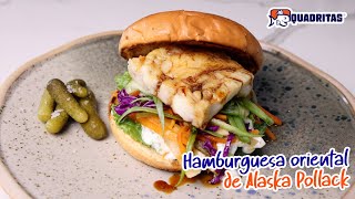 Receta Hamburguesa Oriental de Alaska Pollack [upl. by Nuarb]