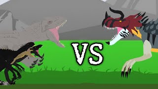 Indominus rexIndoraptor and Scorpius rex vs Ultimasaurus  AUTO RPG Anything [upl. by Seys]