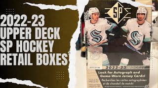 202223 Upper Deck SP Hockey Retail Boxes [upl. by Sachi]