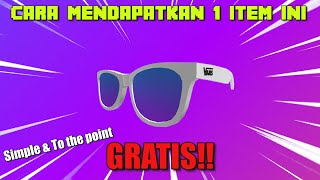 GRATIS Kacamata ini Hanya Gratis Sampai Besok BURUAN AMBIL  Roblox Indonesia [upl. by Clabo]