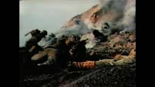 Iwo Jima  Mount Suribachi Gets An Artillary Pounding 1945 [upl. by Ku]