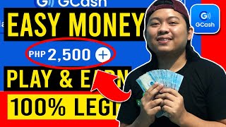 EASY ₱2500  DAY playing games FREE GCASH  How to earn money in Gcash  Gcash make money [upl. by Tayler]