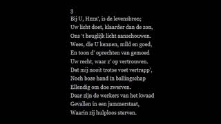 Psalm 36 vers 2 en 3 Garderen zingt HHG [upl. by Feldstein]