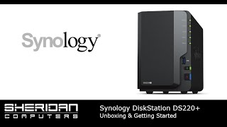 Synology DiskStation DS220 NAS  Unboxing and Getting Started [upl. by Gratianna569]