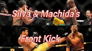 Anderson Silva vs Lyoto Machida Who Landed the Perfect Front Kick ufc mma andersonsilva [upl. by Gabriellia]