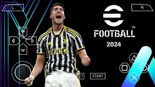 eFootball 24 Ppsspp  Original Bendezu Patch  Update Real Faces Transfer amp New Texture [upl. by Phira]