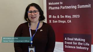 Pharma Partnering US Summit  Bryanna Kolpak Snr Trade amp Invst Officer Dept for Business amp Trade UK [upl. by Lauri]