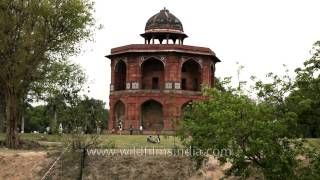 Sher Mandal inside the Purana Qila in New Delhi [upl. by Nevet]