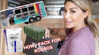 TRAILER TOUR  HOW I PACK FOR RODEOS [upl. by Gordy978]