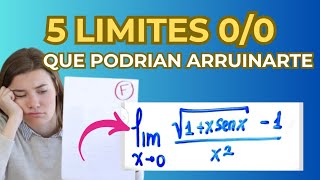 5 Límites 00 Que Podrian Arruinar tu examen Resueltos Fácilmente [upl. by Sanfred]