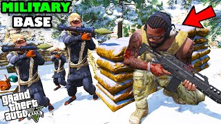 FRANKLIN ARMY FIGHT THE BIGGEST TERRORIST GROUP IN GTA 5 [upl. by Janeva]