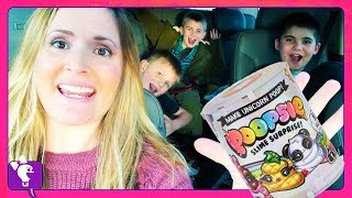 Unicorn POOPSIE SLIME Surprises Sticky Fun with HobbyMomTV [upl. by Anyar]