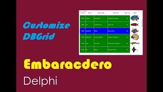 013Customize DBGrid in Delphi  Arabic [upl. by Namref39]