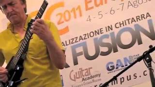 Allan Holdsworth  Kiko Loureiro  Richard Hallebeek jam at ESC 2011 [upl. by Yenar]