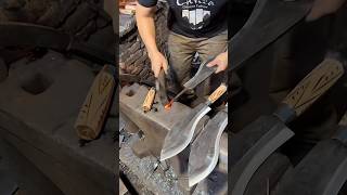 Attach a wooden handle to your cleaverforging [upl. by Lurie119]