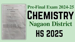 Pre final exam 202425  Chemistry HS 2nd Year  HS 2025  Class XII YOU CAN LEARN [upl. by Ailenroc]