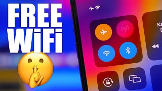 How To Get FREE WiFi Anywhere on iPhone [upl. by Nylodam]