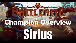 Battlerite Champion Overview  Sirius The Zenith Gameplay  AldysTV [upl. by Elimaj693]