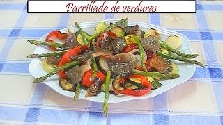 Parrillada de verduras  Receta de Cocina en Familia [upl. by Aihgn]