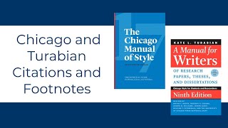 Chicago and Turabian Citations and Footnotes Introduction [upl. by Sarazen945]