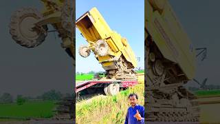 Hierwester overturned by tractor trolley  short ytshort shortvideo [upl. by Afton]